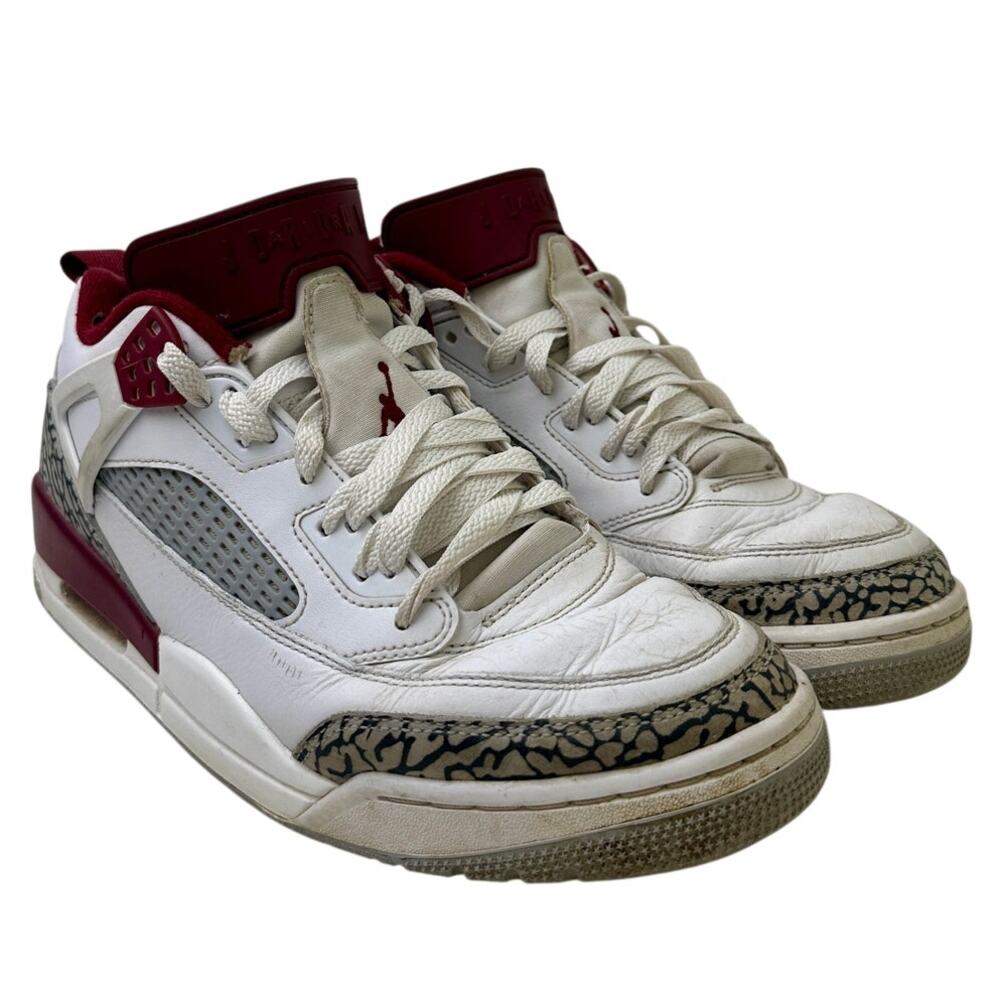Nike Air Jordan Spizike Low ‘Team Red’ White Wolf Grey Men's Sz 9